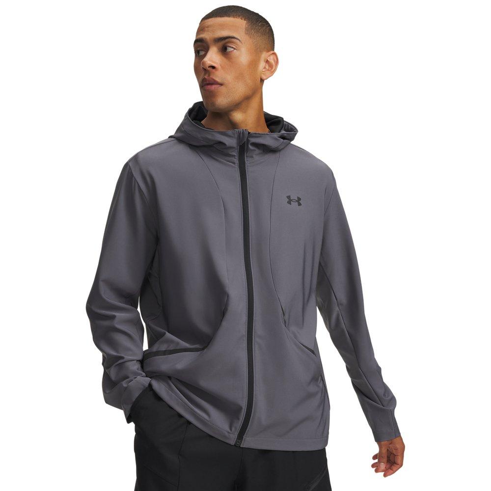 Under Armour Men's Unstoppable Woven Jacket - Grey/Black - GREY/BLACK